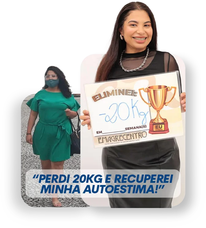 Resultado Emagrecentro — Perdi 20kg e recuperei minha autoestima