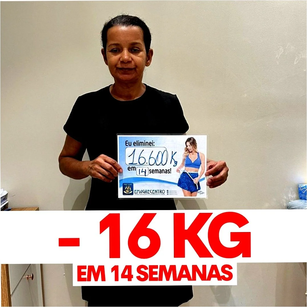 Resultado — -16kg em 14 semanas