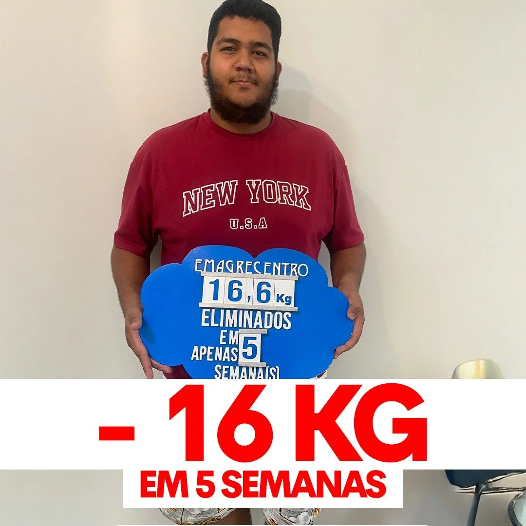 Resultado — -16kg em 5 semanas